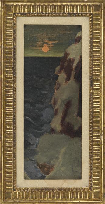 ARTHUR B. DAVIES Coastal Moonlight.